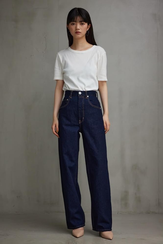 Amazon | [アズールバイマウジー] ジーンズ AZUL DENIM ハイ